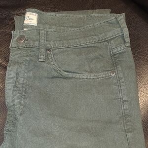 J. Crew Straight Jeans in Olive Green, Mens 33x32